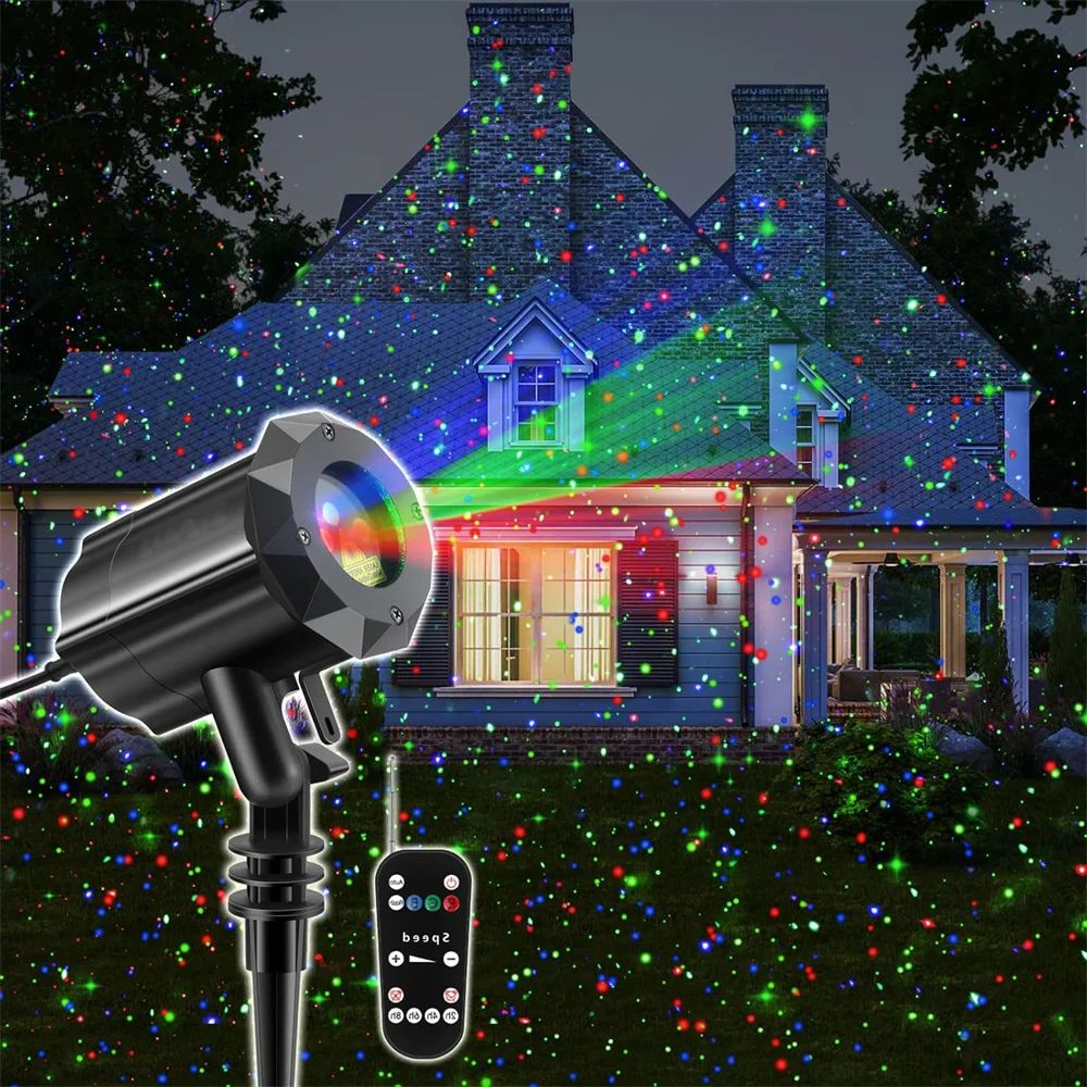 Outdoor Lighting Uk - Luci per proiettori laser natalizi Firefly
