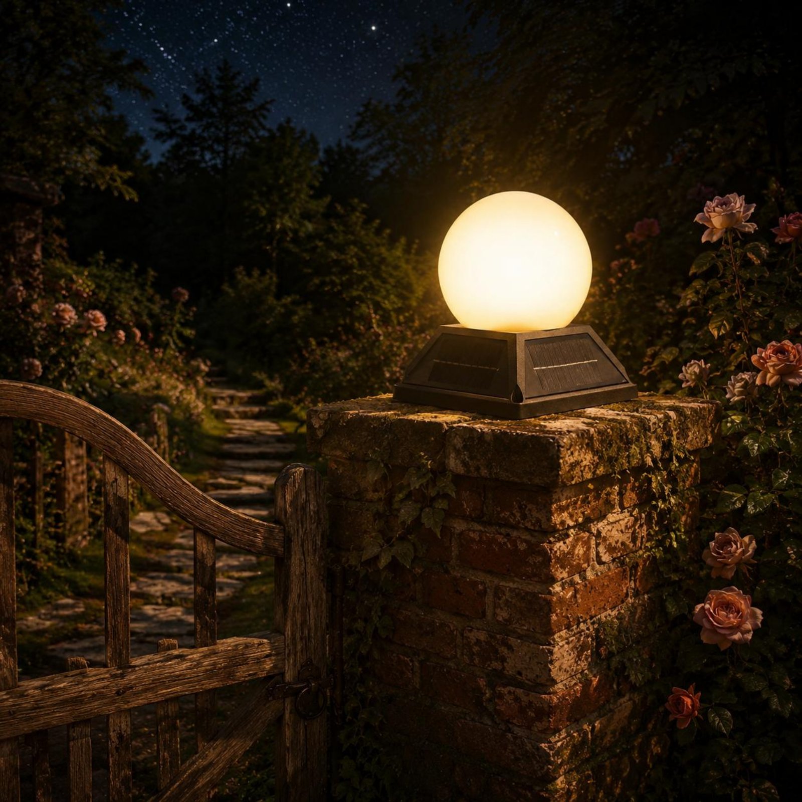 Outdoor Lighting Wireless - Lampada Solare per Pali con Controllo