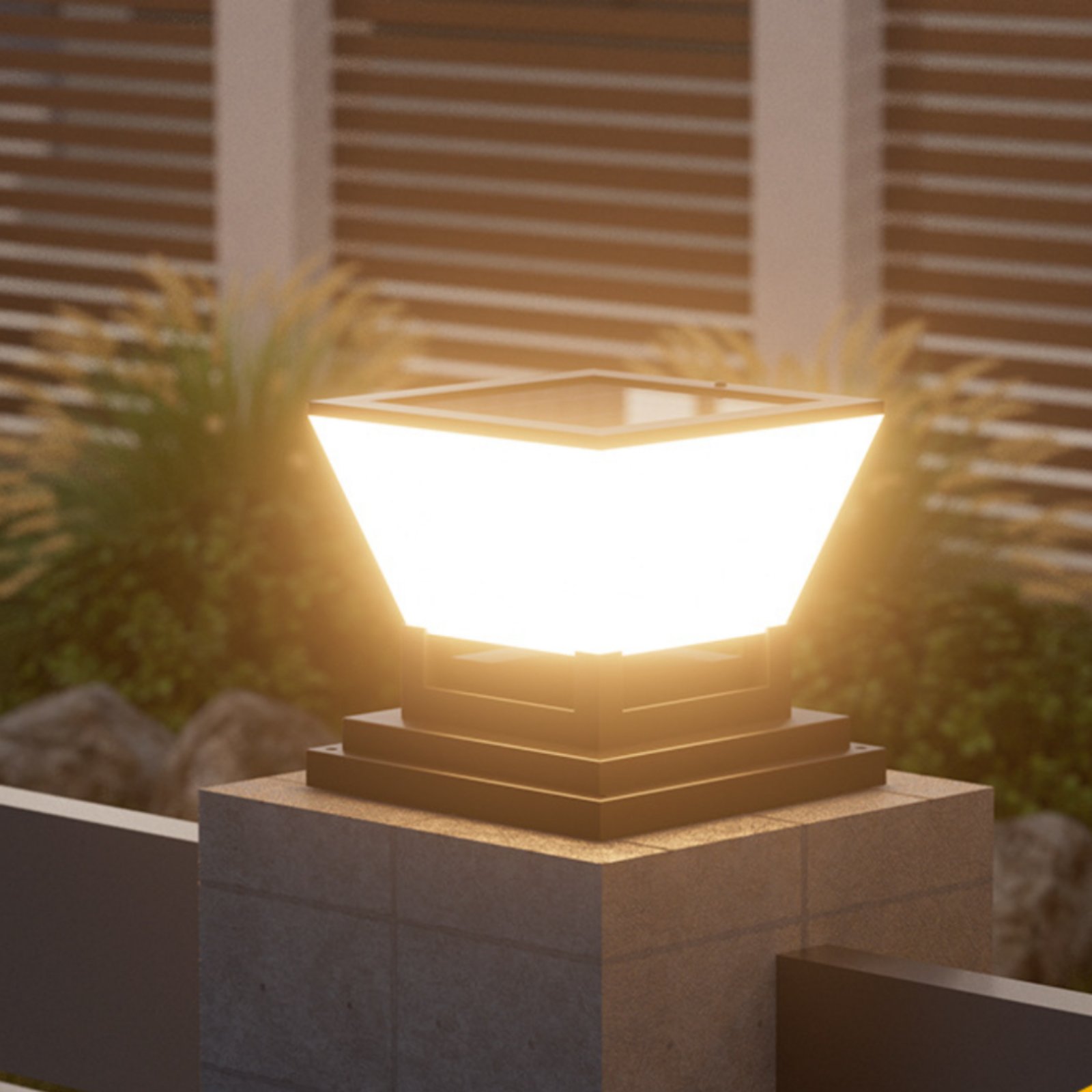 Outdoor Lighting Ip65 - Lampada Solare per Recinzioni Resistente all'Acqua,