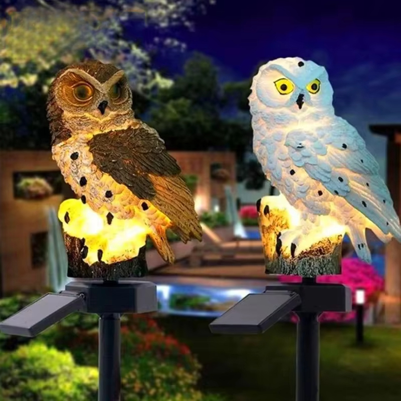 Luci Solari a Forma di Gufo pe - Outdoor Lighting Effects recensione e prezzo