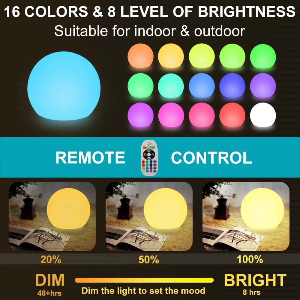 Luce a sfera luminosa a LED ri - Outdoor Lighting Effects recensione e prezzo