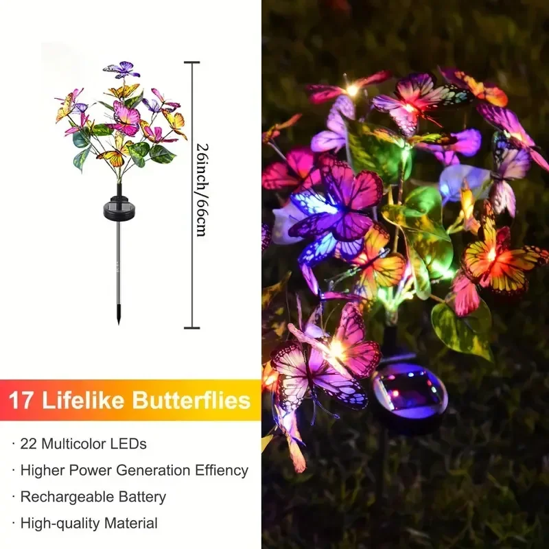 Luci da giardino a farfalla a  - Outdoor Lighting Effects recensione e prezzo