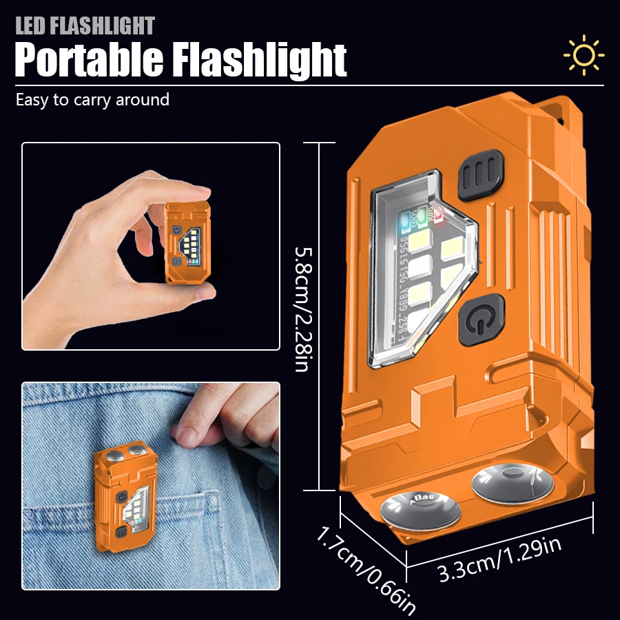 Mini portachiavi torcia EDC to - Outdoor Lighting Black recensione e prezzo