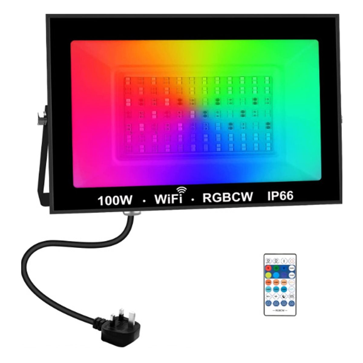 AA19 Proiettore LED RGBCW 100W - Outdoor Lighting Uk recensione e prezzo