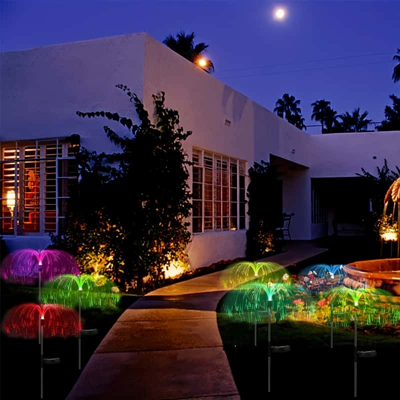 5 luci LED solari a forma di m - Outdoor Lighting Pathway recensione e prezzo