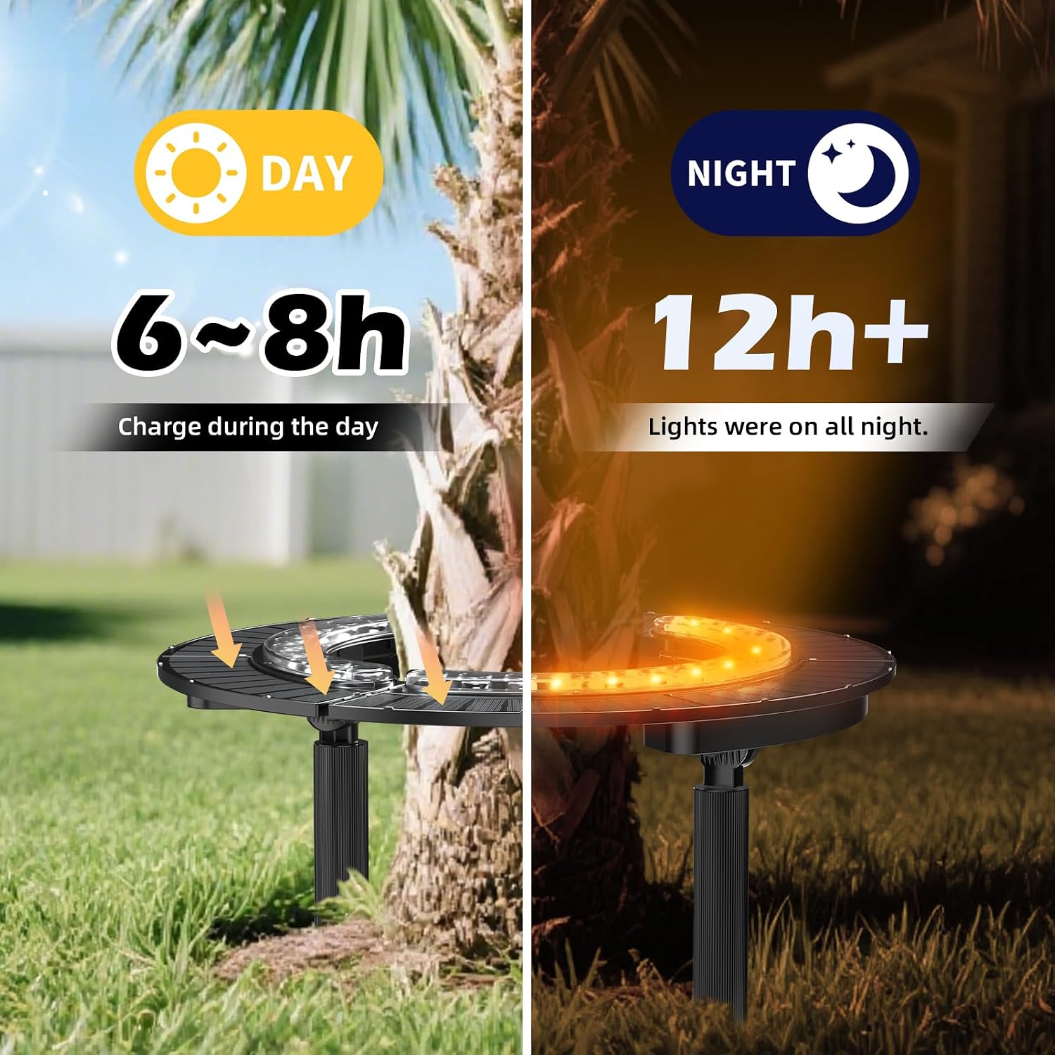 Luce Solare a Forma di Palma,  - Outdoor Lighting Wireless recensione e prezzo