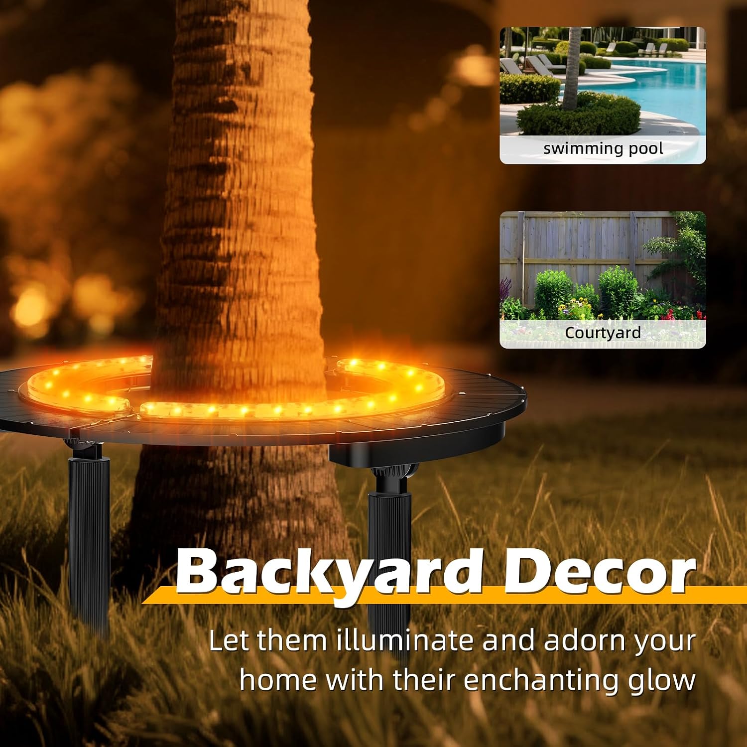 Luce Solare a Forma di Palma,  - Outdoor Lighting Wireless recensione e prezzo