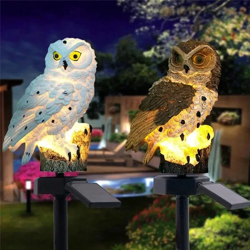 Statua di Gufo Solare con Luce - Outdoor Lighting And Landscape recensione e prezzo
