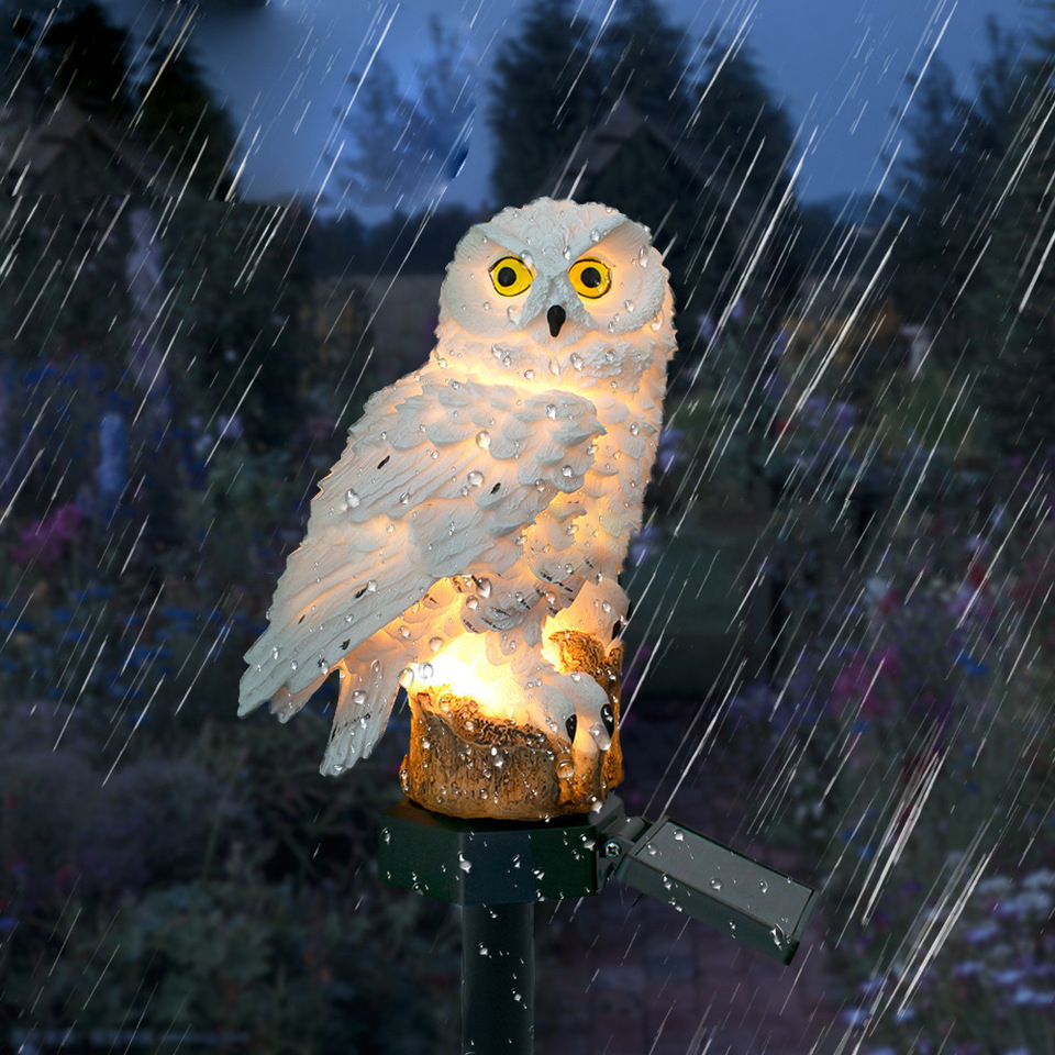 Statua di Gufo Solare con Luce - Outdoor Lighting And Landscape recensione e prezzo