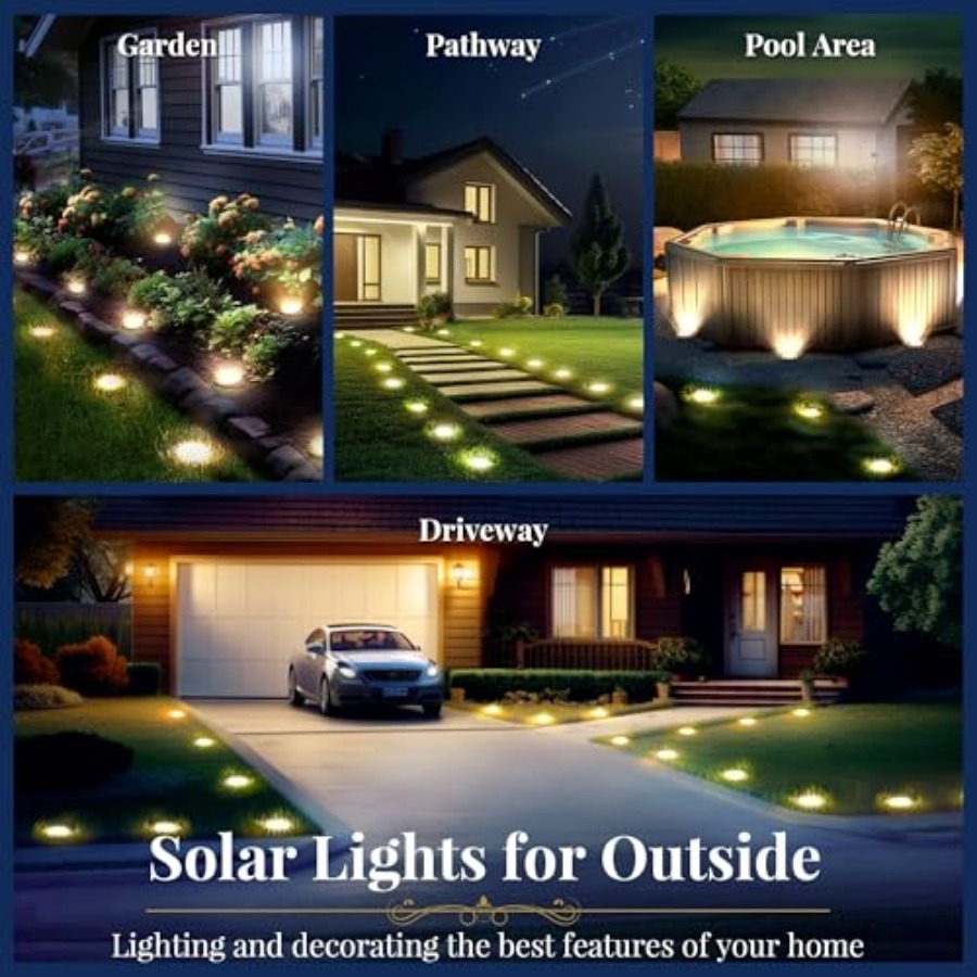 Luci Solari da Giardino, Illum - Outdoor Lighting Waterproof recensione e prezzo
