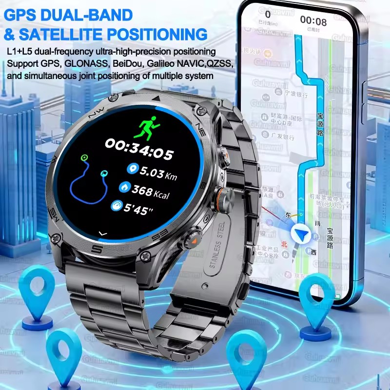 Nuovo Smartwatch Militare con  - Outdoor Lighting Track recensione e prezzo